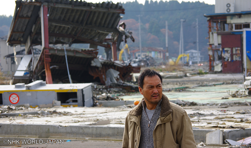 Ken Watanabe in Tohoku right after the disaster